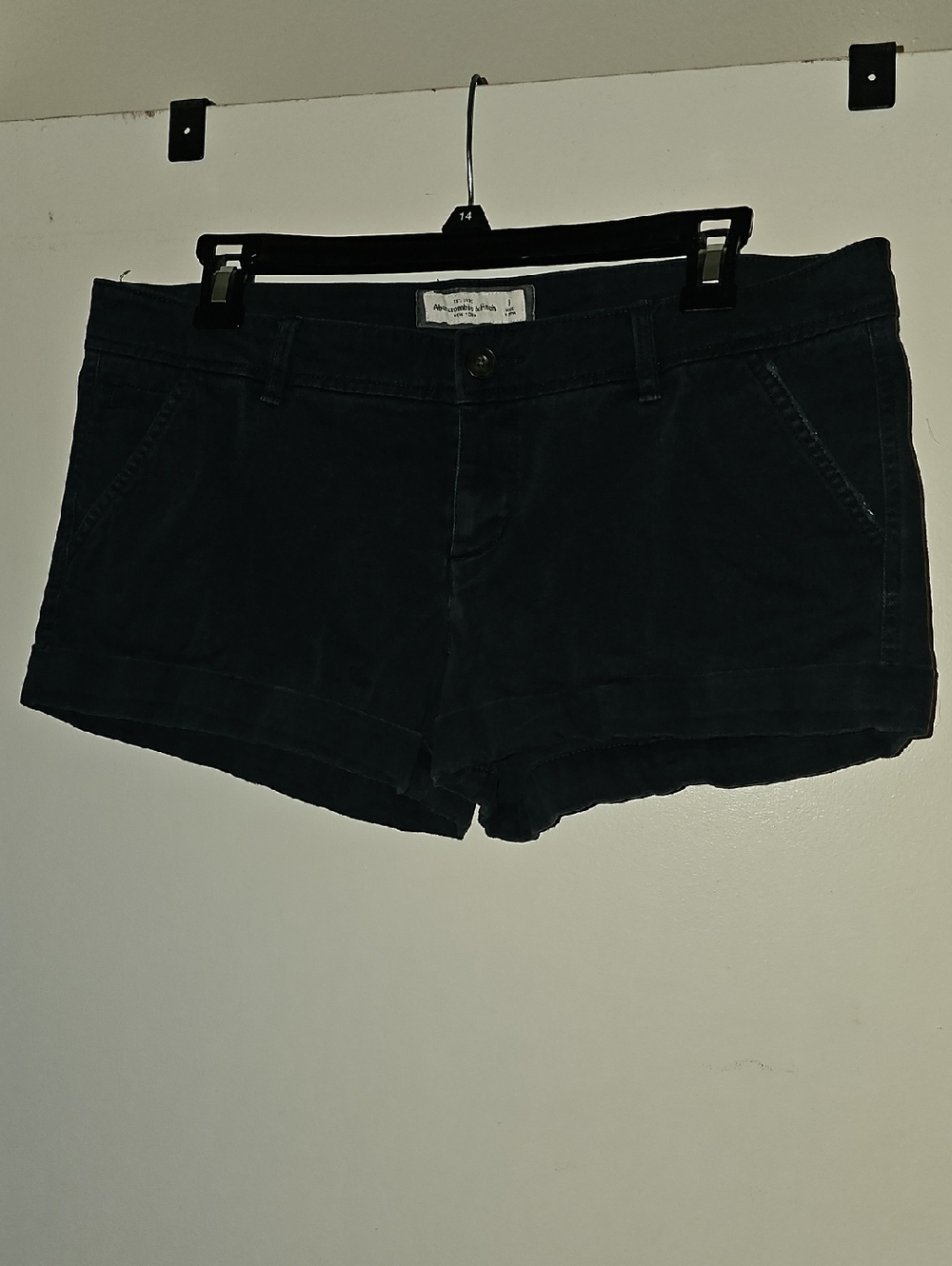 Abercrombie & Fitch Dark Navy Jean Shorts